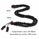 Japamala Pedra Vulcânica Preta 108