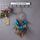 Filtro dos Sonhos Boho Artesanal com Penas
