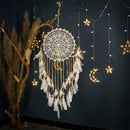 Filtro dos Sonhos Boho Macramê – Decoração Artesanal